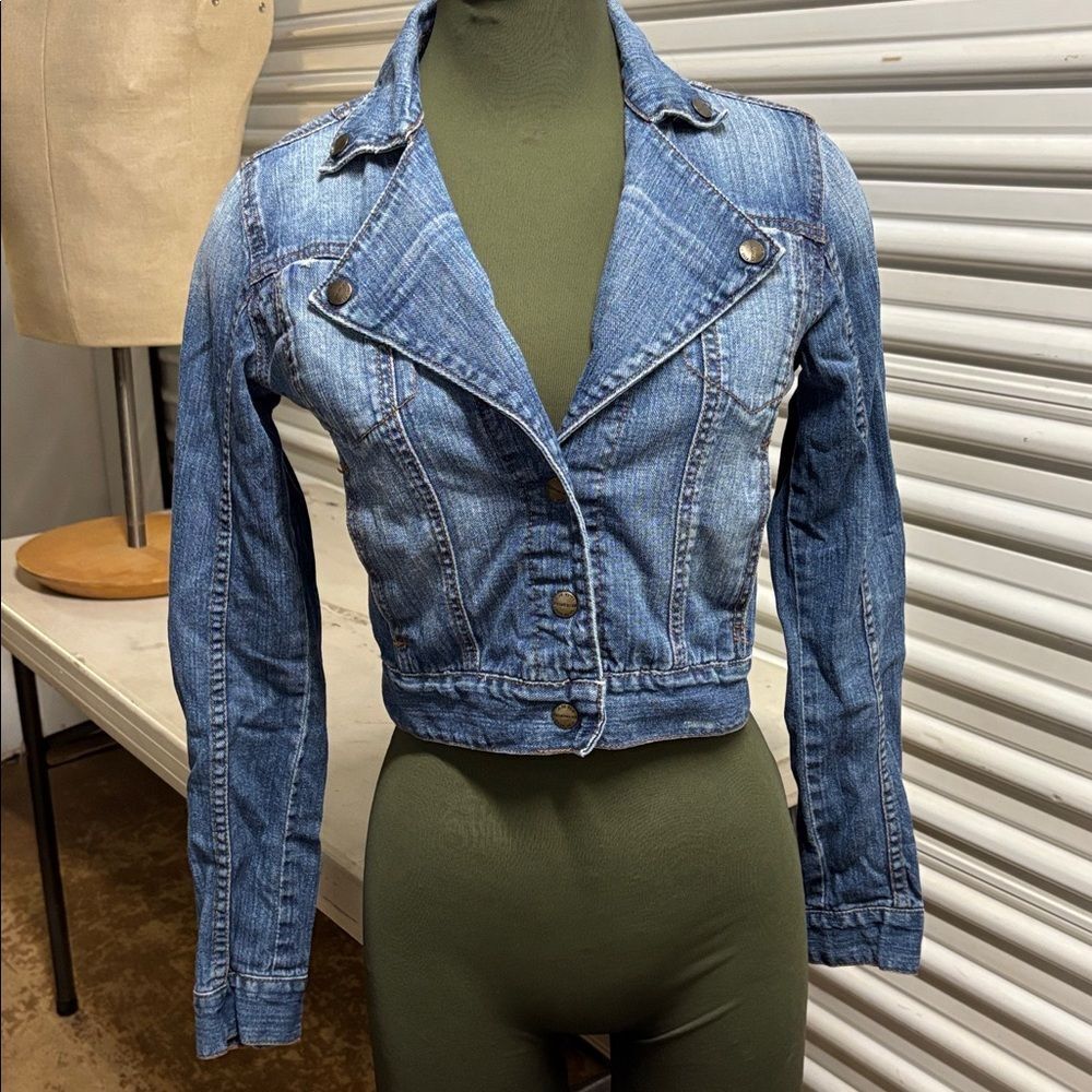 Bullhead Black Denim Jean Trucker Jacket